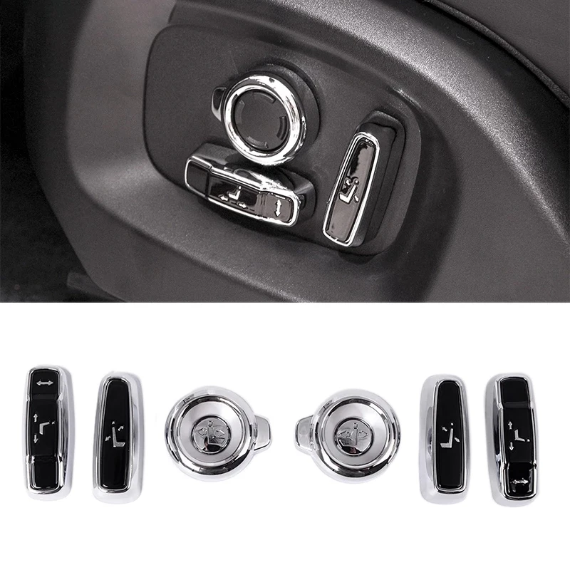 Car Seat Side Adjustment Button Cover Trim Parts for 5 Range Sport Evoque