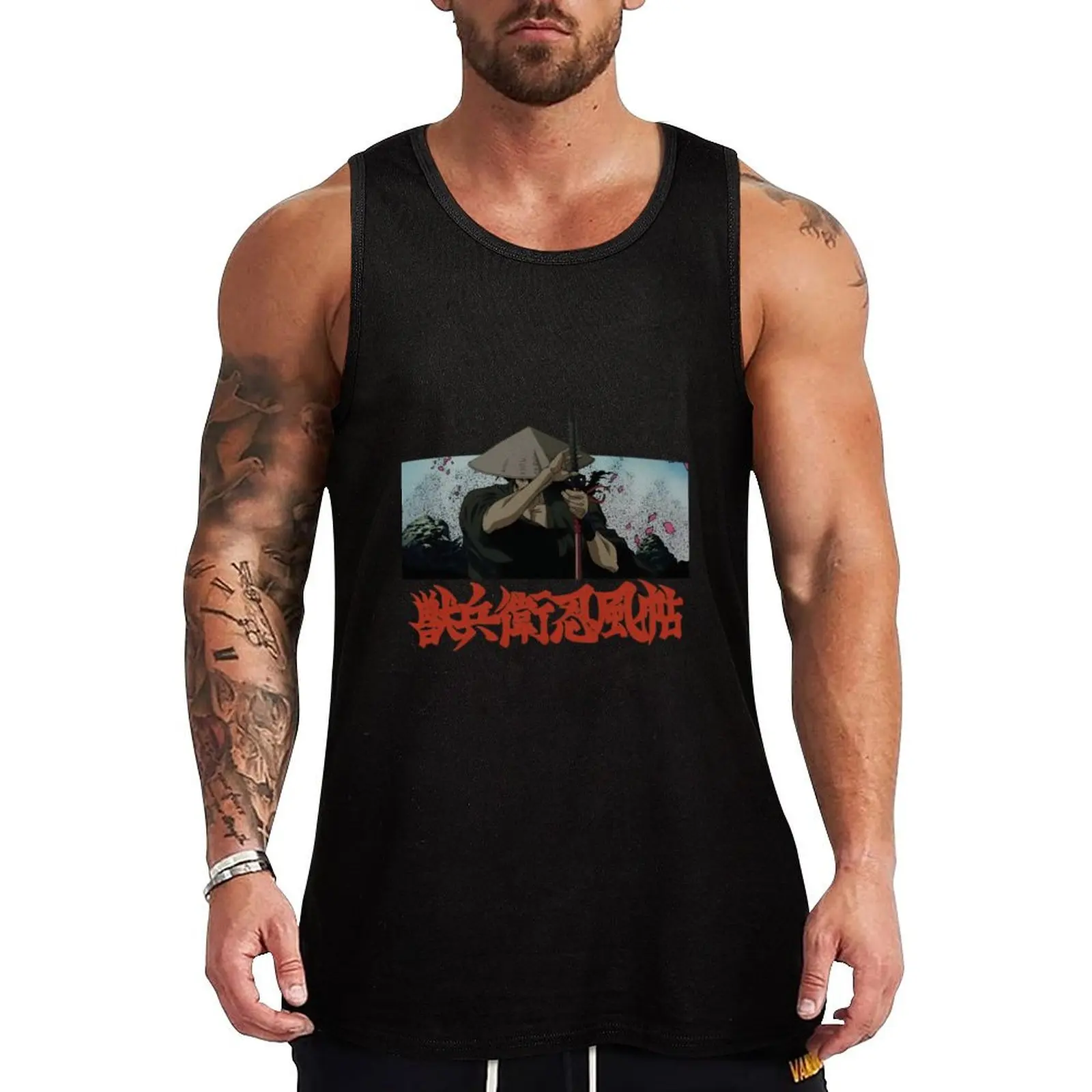 

Ninja Scroll Jubei Tank Top muscle t-shirt summer Men's tops