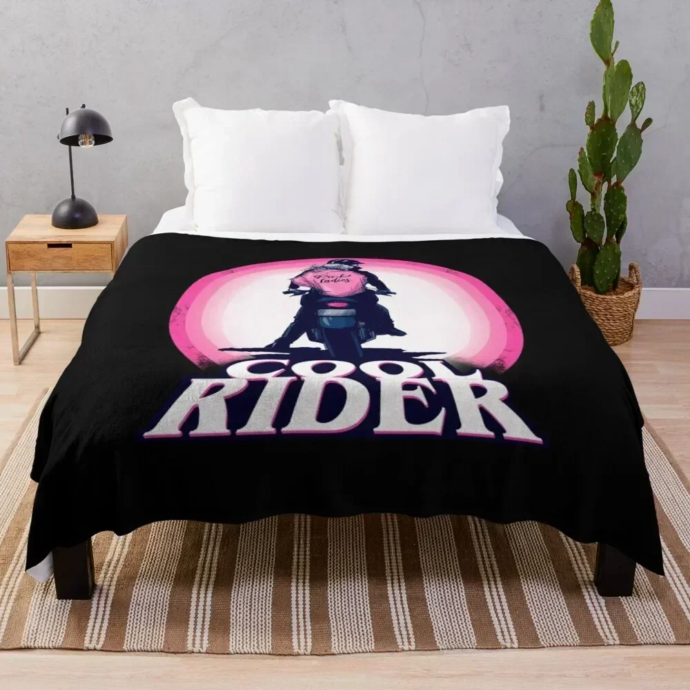 Cool Rider Throw Blanket Versatile Cozy Throw Blanket for All Occasions