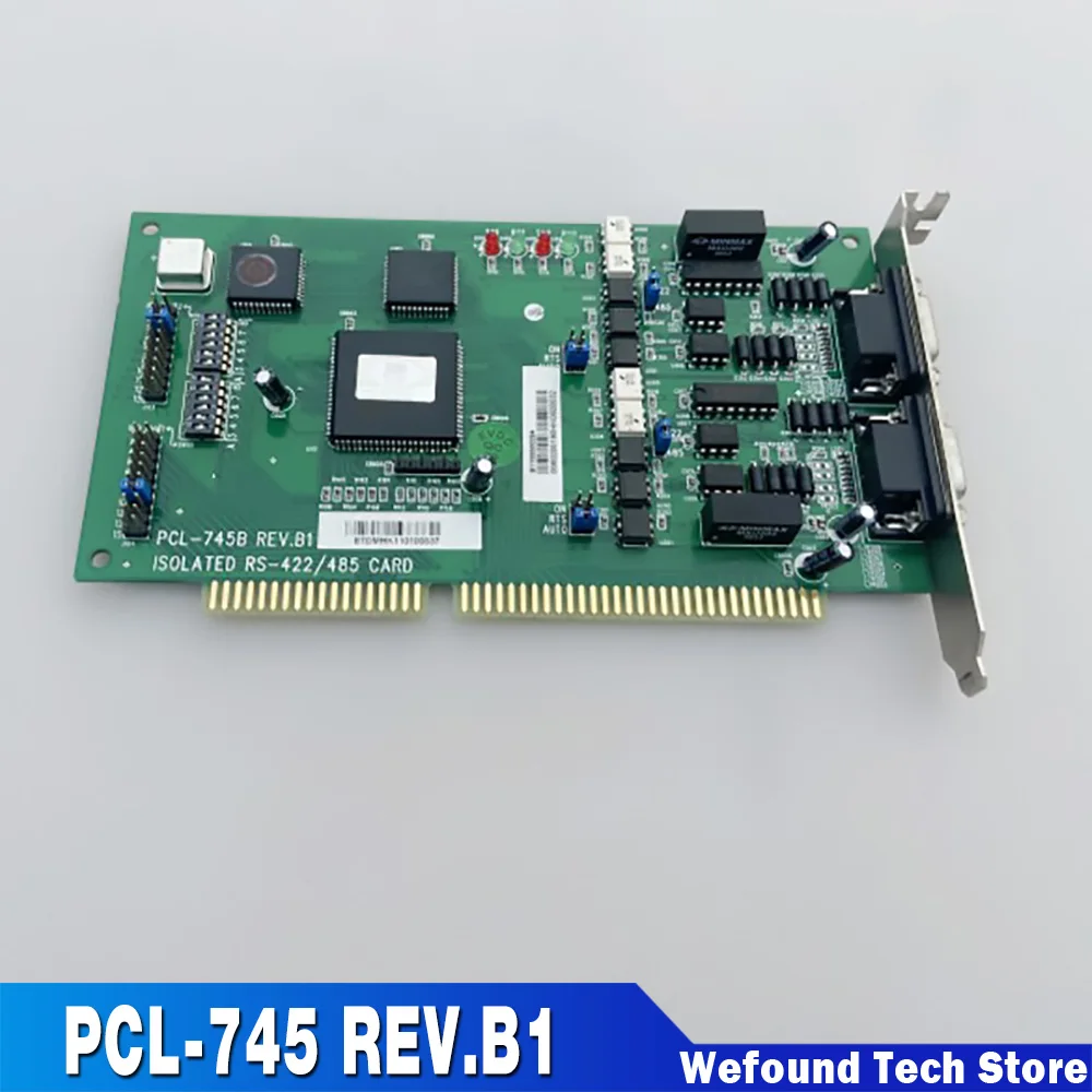 

ISA Serial Card COM Port Communication Card ISOLATED RS-422/485 PCL-745 REV.B1 PCL-745B