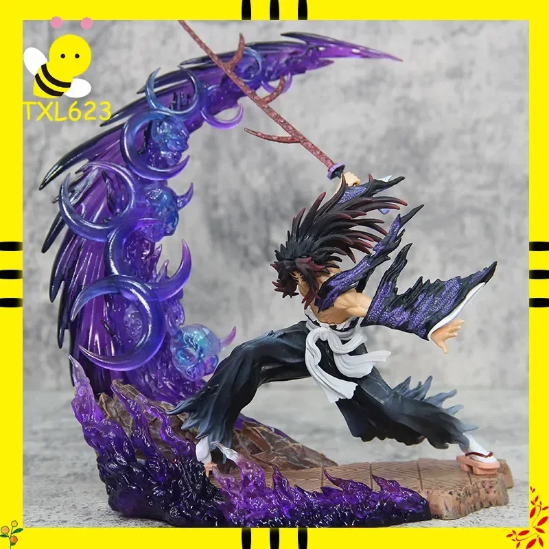 Figurka anime Demon Slayer 23 cm Kokushibou kontra Tsugikuni Yoriichi, model kolekcjonerski z PVC, statuetka, ozdoba, zabawka, prezent