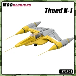 MOC Space Series Building Block Model Theed N-1 Naboo Starfighter High Tech Weapons  Parts Set Originality DIY Kids Gift