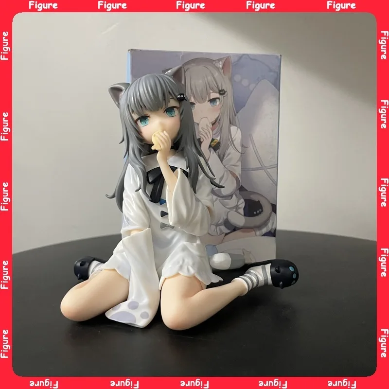 

Модная настольная фигурка Q-версии Gancheng Meow Meow Cat Girl: милая аниме-девочка, ручная работа, подарок, коллекционная модель