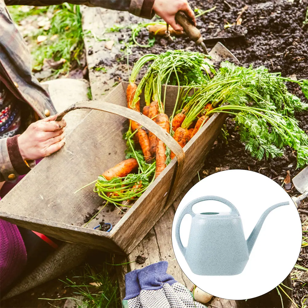 

Watering Can Kettle Long Spout Yellow Gardening Flower Outdoor Portable Sleek Finish Plant Hydration Efficient Use