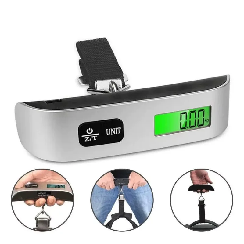 1PC Luggage Scale Digital Handheld Portable Hanging Baggage 
