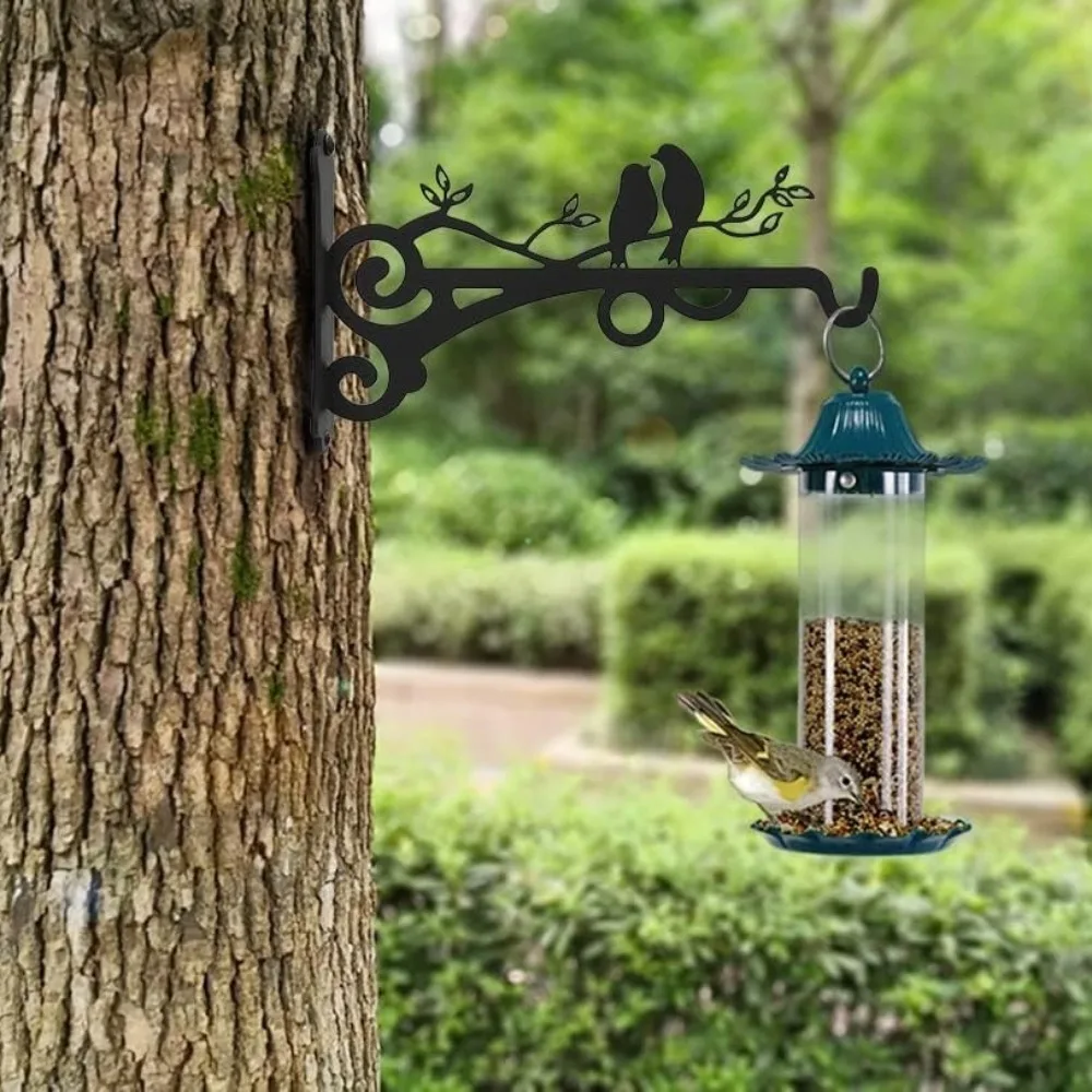 1 Stück Vogel-Metall-Wandhaken, Blumentopfhalterung, Praktische Aufhängehalterung für Garten, Balkon, Innen- und Außenbereich, Pflanzendekoration – Detail 6