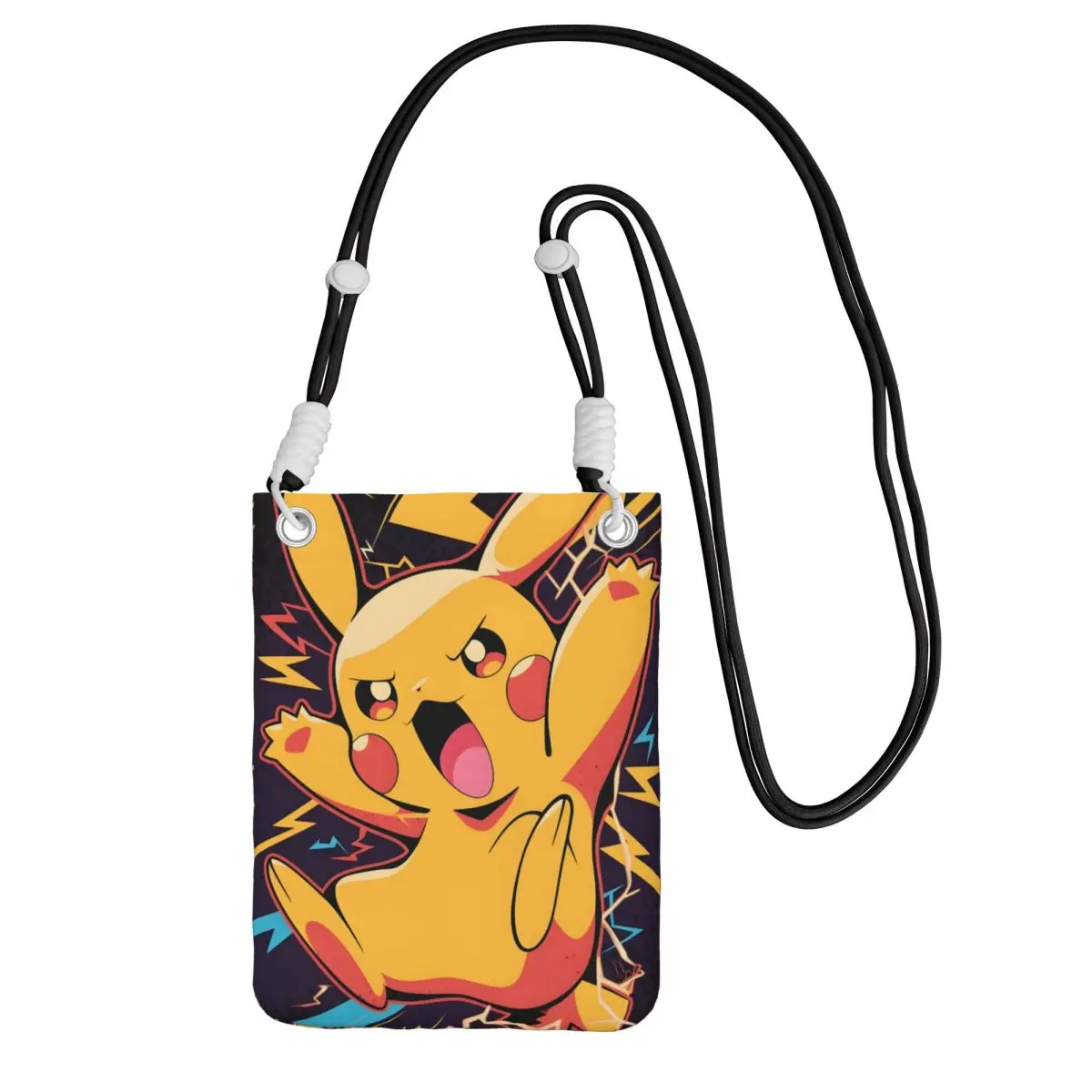 

Custom P-Pikachus Carry A Mobile Phone Bag Diagonally Men Women Series Video Games Mobile Phone Bag for Biking Phone Money Pouch