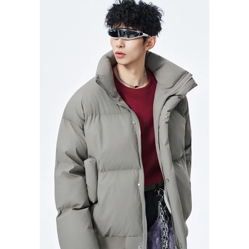 

Водонепроницаемый мужской зимний короткий пуховик для улицы, свободный и морозостойкий, универсальный и модный, новый зимний пуховик