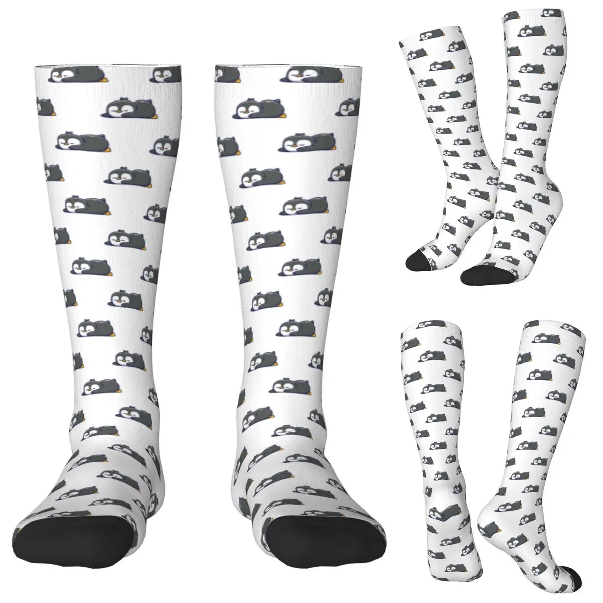 

Носки с пингвинами, чулки в стиле Харадзюку, всесезонные длинные носки, аксессуары для мужчин и женщин, рождественские подарки