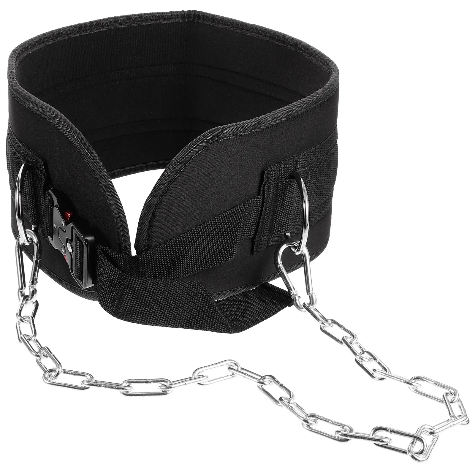 

Weightlifting Belt with Chain for Waist Lifting Fitness Sports Pull Up Dip Weighted Training Gym Accessories Men Women