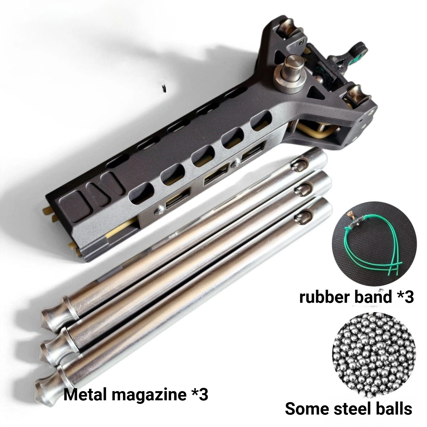 Continuous Automatic Bead Loading High-precision Outdoor Round Rubber Band Four Strand Competitive Tool