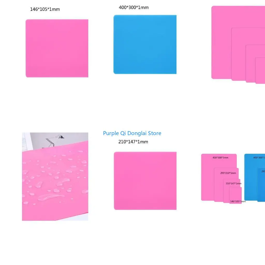 L21E Silicone Jewelry Casting Mats Large Silicone Sheet for Crafts Resin Jewelry Mold
