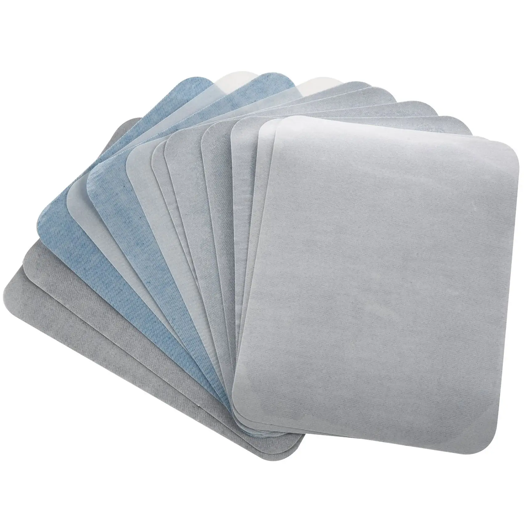 

ABQR 20Pcs Thermal Sticky Iron On Mending Patches Jeans Bag Hat Repair Decor Design