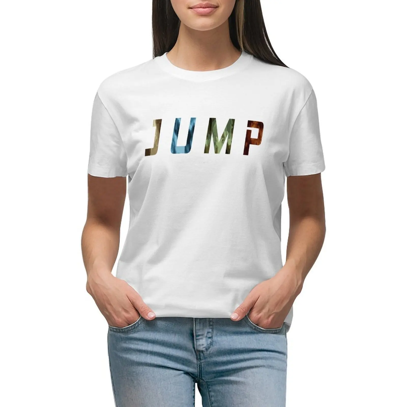 

Eve Online Jump T-shirt funny kawaii clothes animal print shirt for girls plus size t shirts for Women loose fit