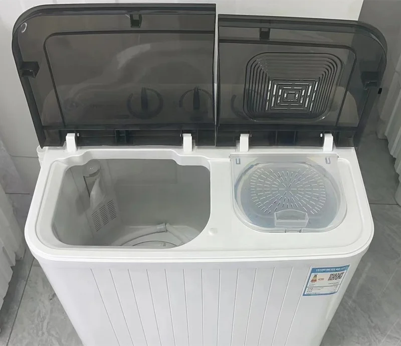 Capacity Top Load Semi-Automatic Double Bucket Washing Machine Dormitory Washing Machine with Dryer