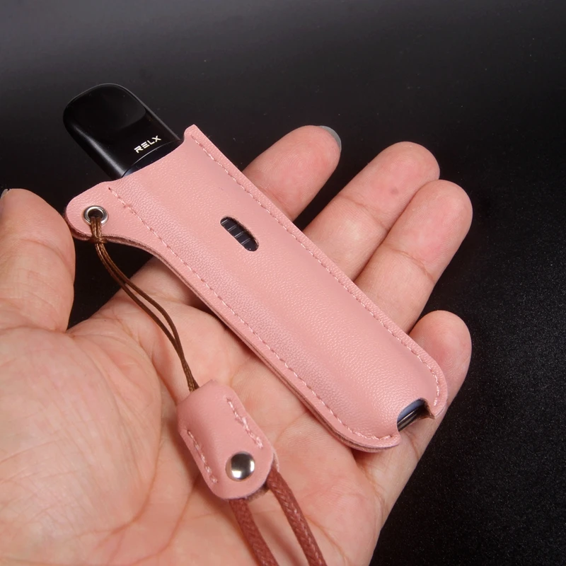 Necklace Lanyards Pendant Leather Case for Relx Phantom Device Anti-lost PU leather Protective Cover for Relx 5th Generation - view 2