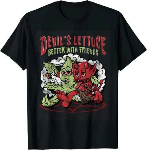  Devil's Lettuce Inspired Lucifer Related Satan T-Shirt - MADE IN USA