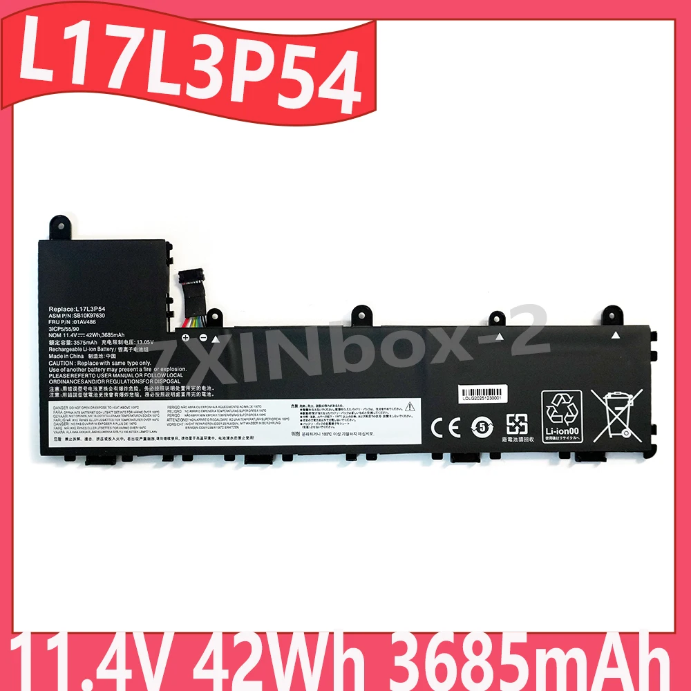 L17L3P54 L17M3P56 11.4V 42Wh 3685mAh OEM Laptop Battery For Lenovo ThinkPad Yoga 11e 5th Gen 20LQ 20LM 20LN 20LR 01AV487