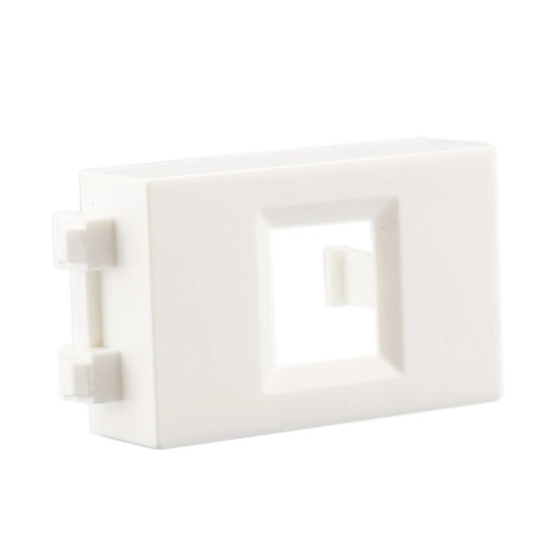 Blank Spacer Slot Socket With Keystone Hole Frame Insert For RJ45 Network RJ11 Phone Plug Component