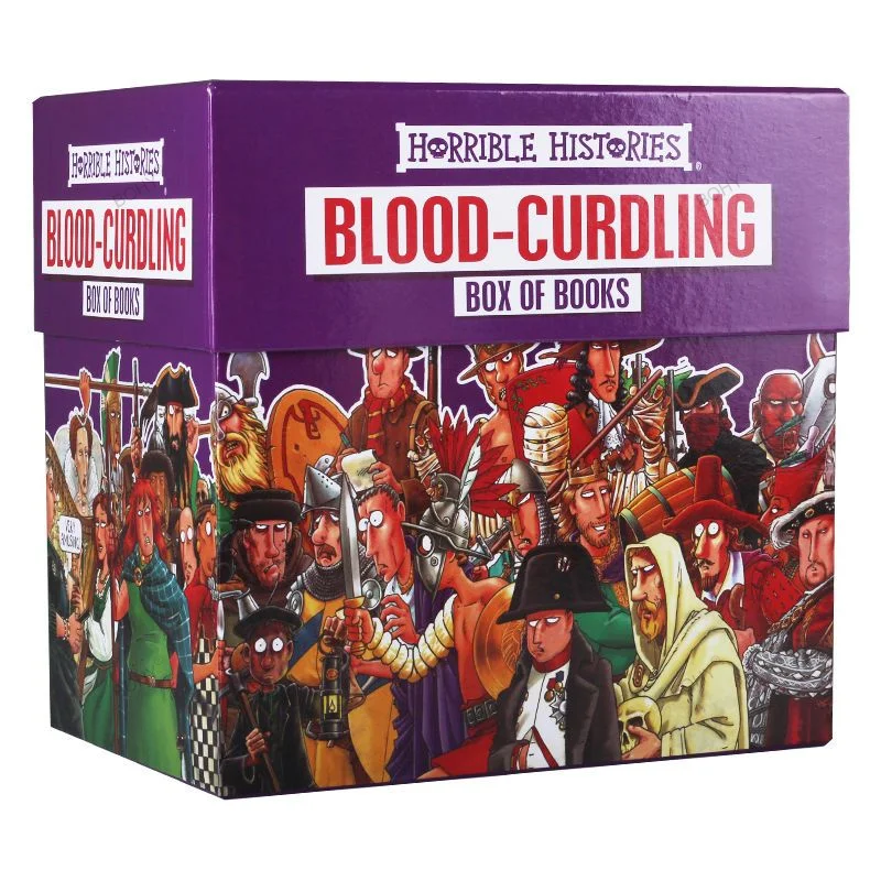 

Horrible Histories Blood Curdling Box of Books Collection Original English Reading Children's Books 20 Books