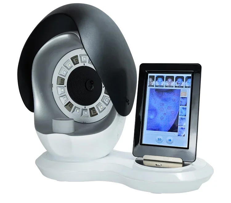 2025 mais novo analisador de pele ai instrumento de imagem inteligente detector espelho mágico 3d digital máquina análise facial produto