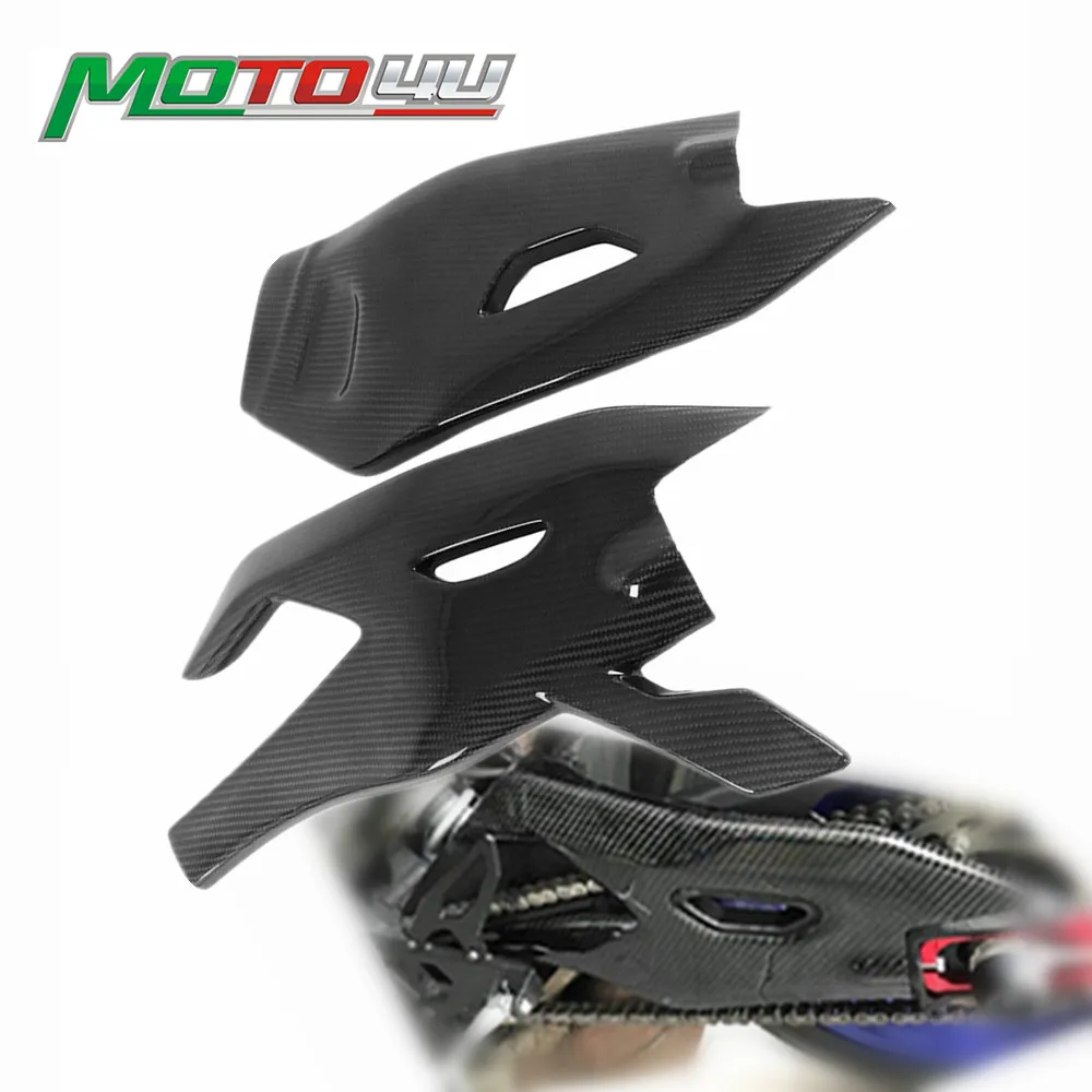 For YAMAHA YZF-R1 R1 2020 2021 2022 2023 2024 100% Carbon Fiber Swing Arm Cover Side Panels Guard Protector Motorcycle Fairing