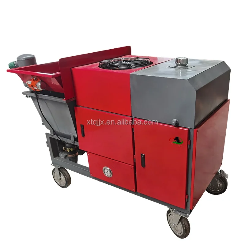 Hot Selling 220V Retail Construction Cement Plaster Sand Mortar Spray Machine Large Power New Engine Motor for construction site