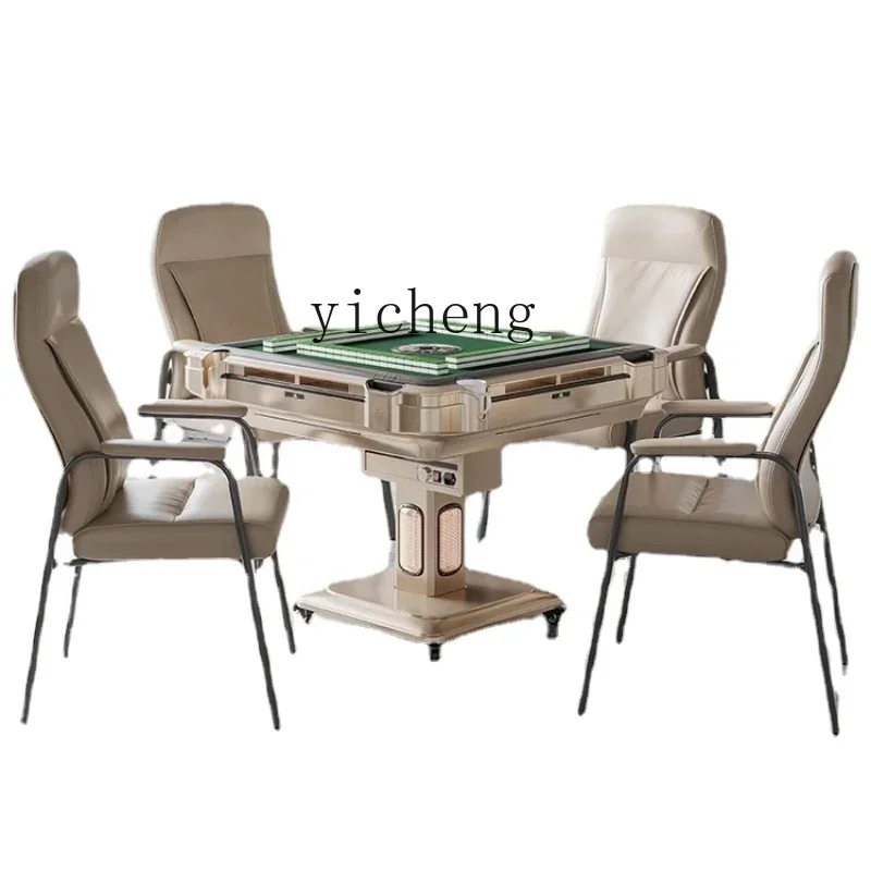 

Boss Chair Five-piece Mahjong Machine Automatic Household Bass Dining Table Dual-purpose Folding Mahjong Table