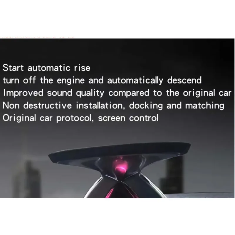 مكبر صوت رفع BO مع 32 لونًا LED أجزاء الإضاءة المحيطة إلكترونيات لتزيين أدوات السيارة A4 A5 B9