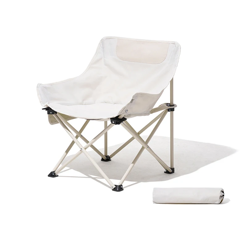 2024年格安プロモーション携帯用プレミアムピクニックレジャー大人用アウトドアビーチキャンプ折りたたみ釣り用ムーンチェア