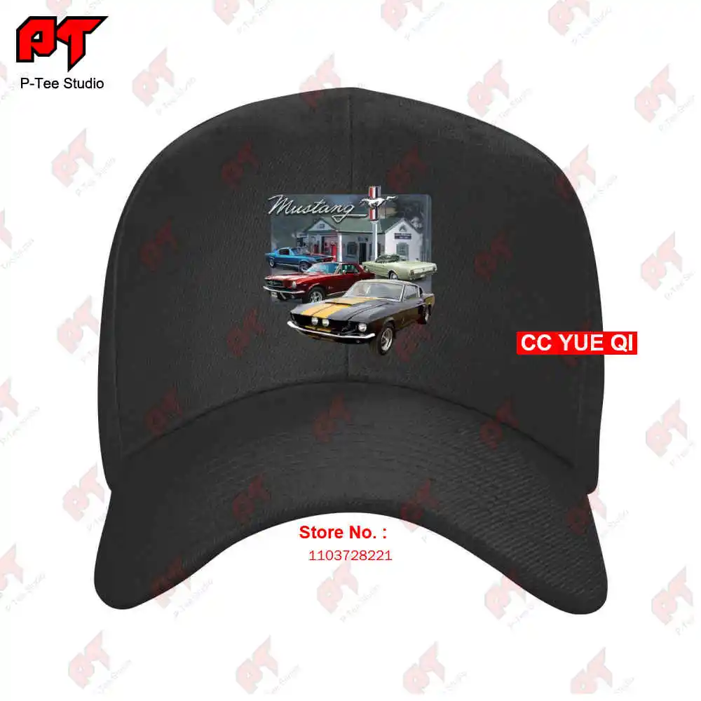 Mustang Gas Service Station 1966 Gt350H Hertz Baseball Caps Truck Cap MTNL