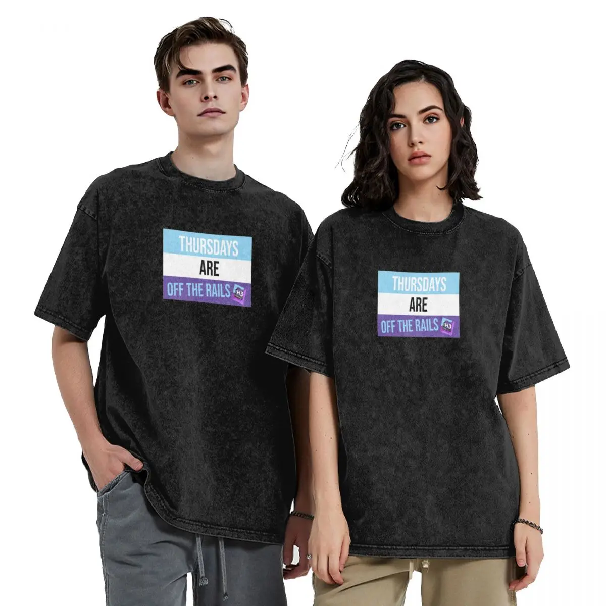 

H3 Podcast T-Shirt blue archive clothes customs design your own baggy shirts funny t shirts for men