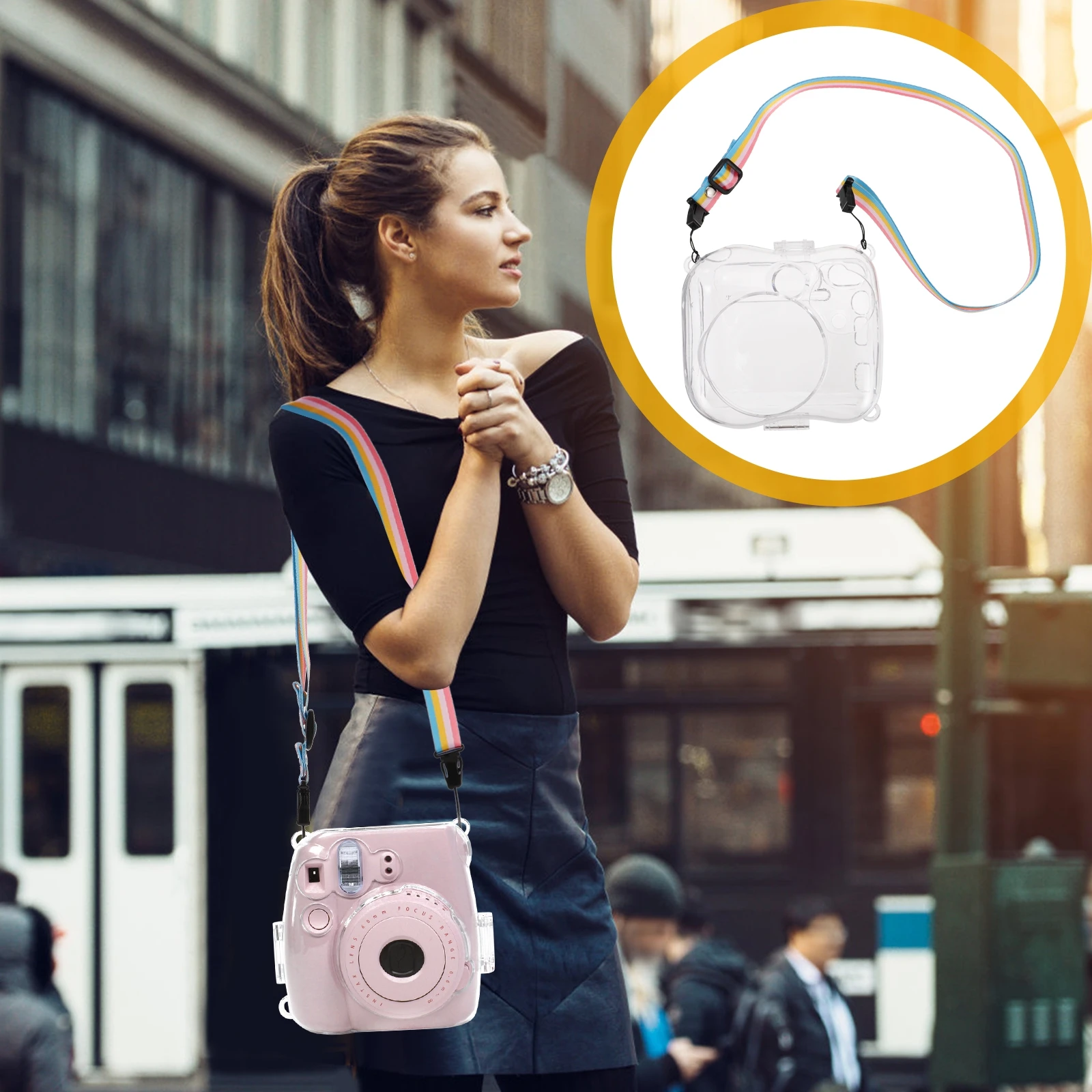 

Case Instant Camera for Mini 25 Pouch Bag PVC Carrying Protector Storage