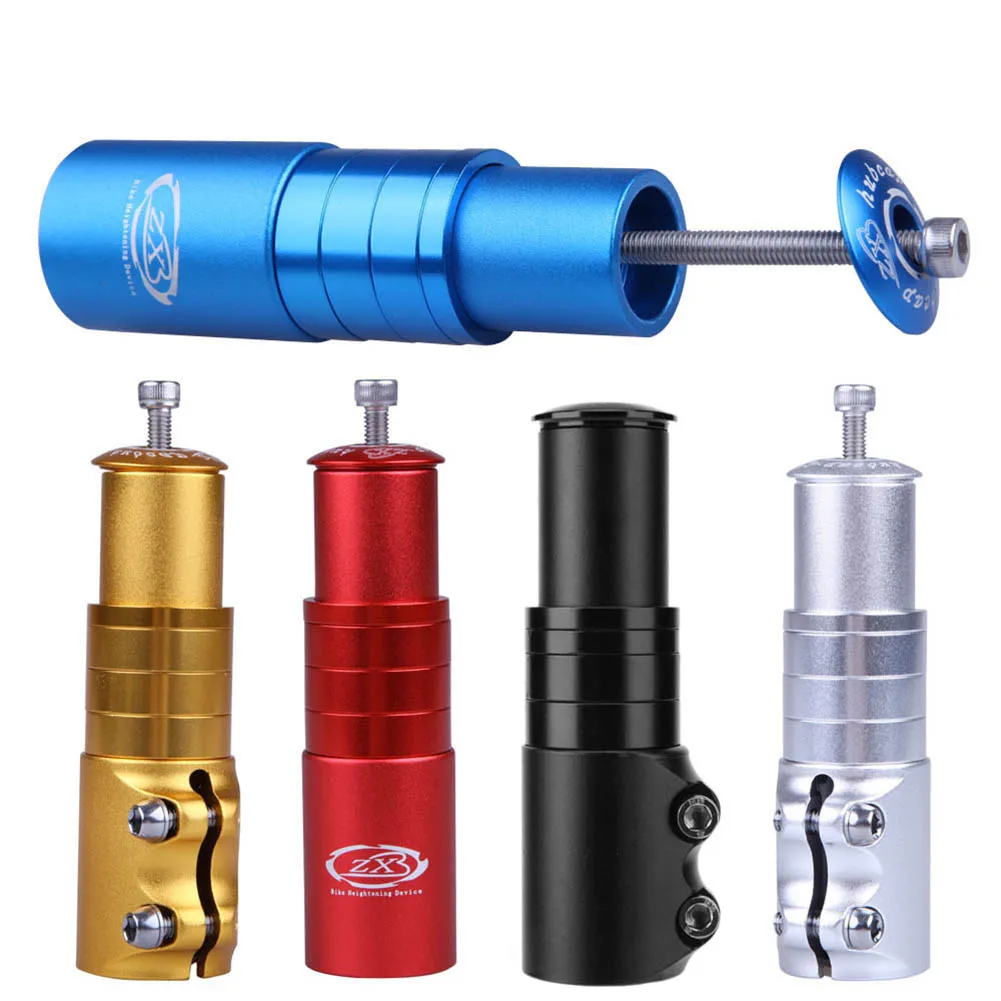 

Bike Stem Riser Bike Fork Stem Extender Height Up To 7cm Bicycle Handlebar Raiser Head Up Adapter for Mountain Bike Road Bike