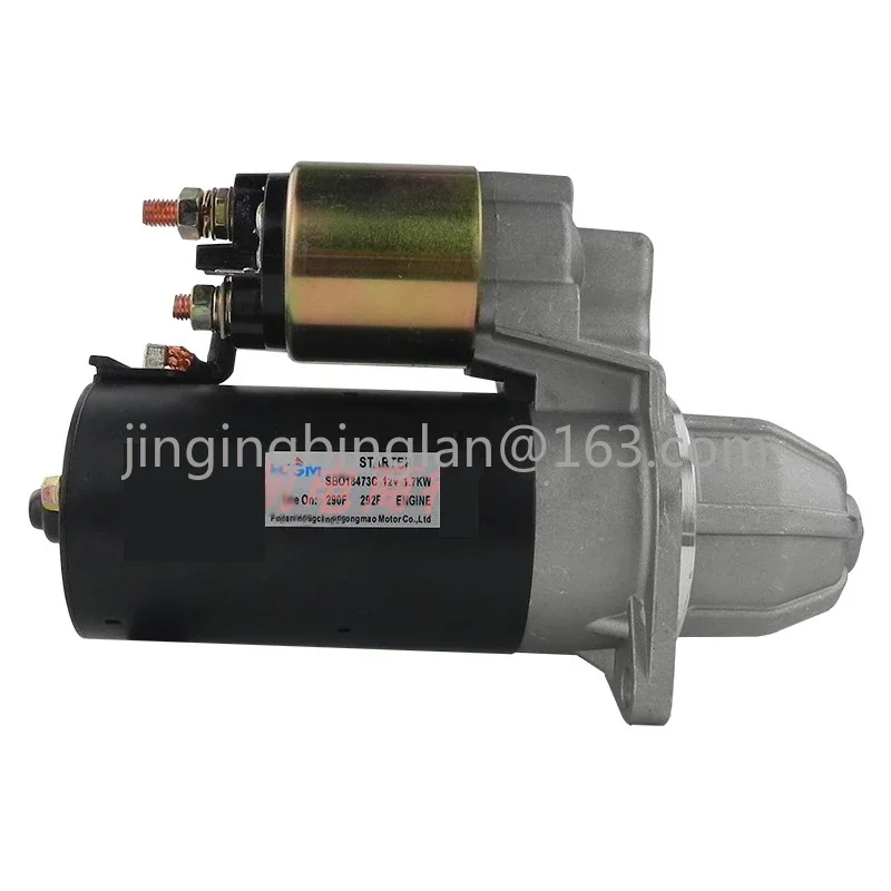 Diesel Engine Starter Motor SBO18473C Used On 290F 292F 12V 1.7Kw Two Cylinder Diesel Generator Starter Motor High Quality