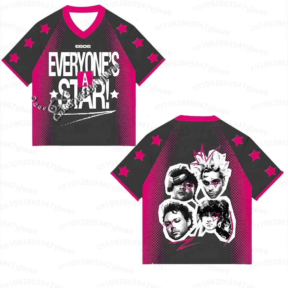 2026 5 Seconds Of Summer Jersey Shirt 5sos Everyone's A Star! MEN T-Shirt Women High Street Tops Y2k Women Beach T-Shirt