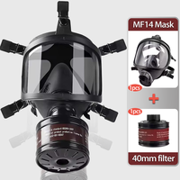 Industrial Full Face Gas Mask MF14/87 | 40mm OV Filter for Painting, Pesticide Spraying, Chemical Production, Labs