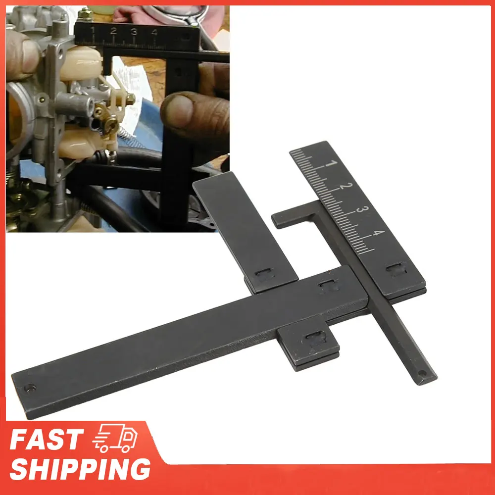 

Carburetor Float Level Gauge Metric Display 0‑40mm Adjustable Steel for Most Motorbikes