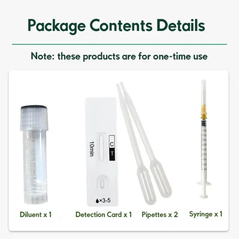 Vet Diagnostic Dog Cat Early Pregnancy Relaxin Rapid Test Kit Assay 99.8% Sensitivity Canine Feline Venipuncture Detection Board