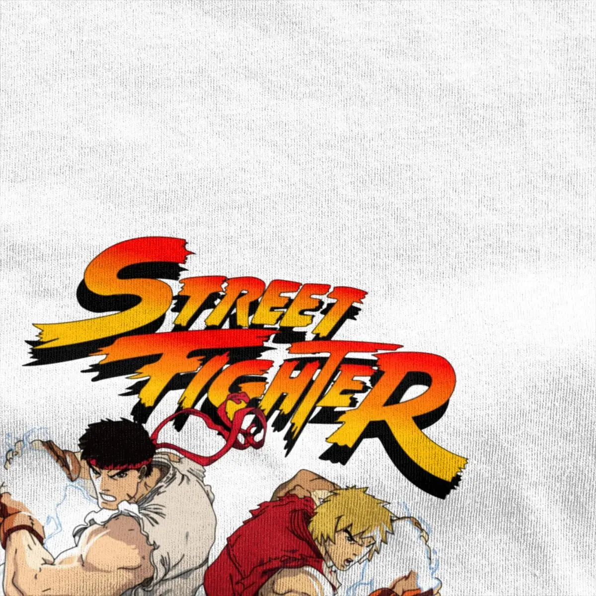 Men Women\'s Street Fighter Ken Vs Ryu T Shirts Merchandise Games 100% Cotton Clothing Funny ONeck Tee Shirt Gift Idea T-Shirts