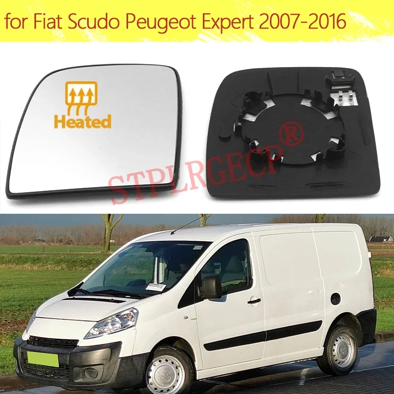 Car Left or Right Hand Side Door Wing Reaview Mirror Glass Heated Replacement for Fiat Scudo Peugeot Expert 2007-2016