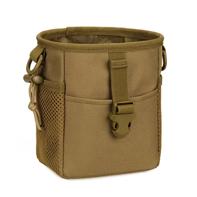 Tactical Drawstring Dump Pouch 600D Nylon Multi-Purpose Waist Bag For Outdoor Hiking Hunting