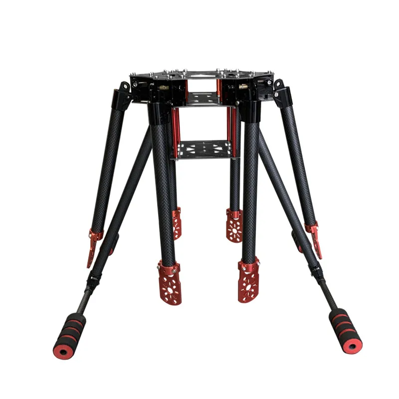 XAERO 600 650 700mm Regenschirm-Falt-Hexacopter-Rahmen mit Skid-Gimbal für Wurf-UAVs – Detail 7