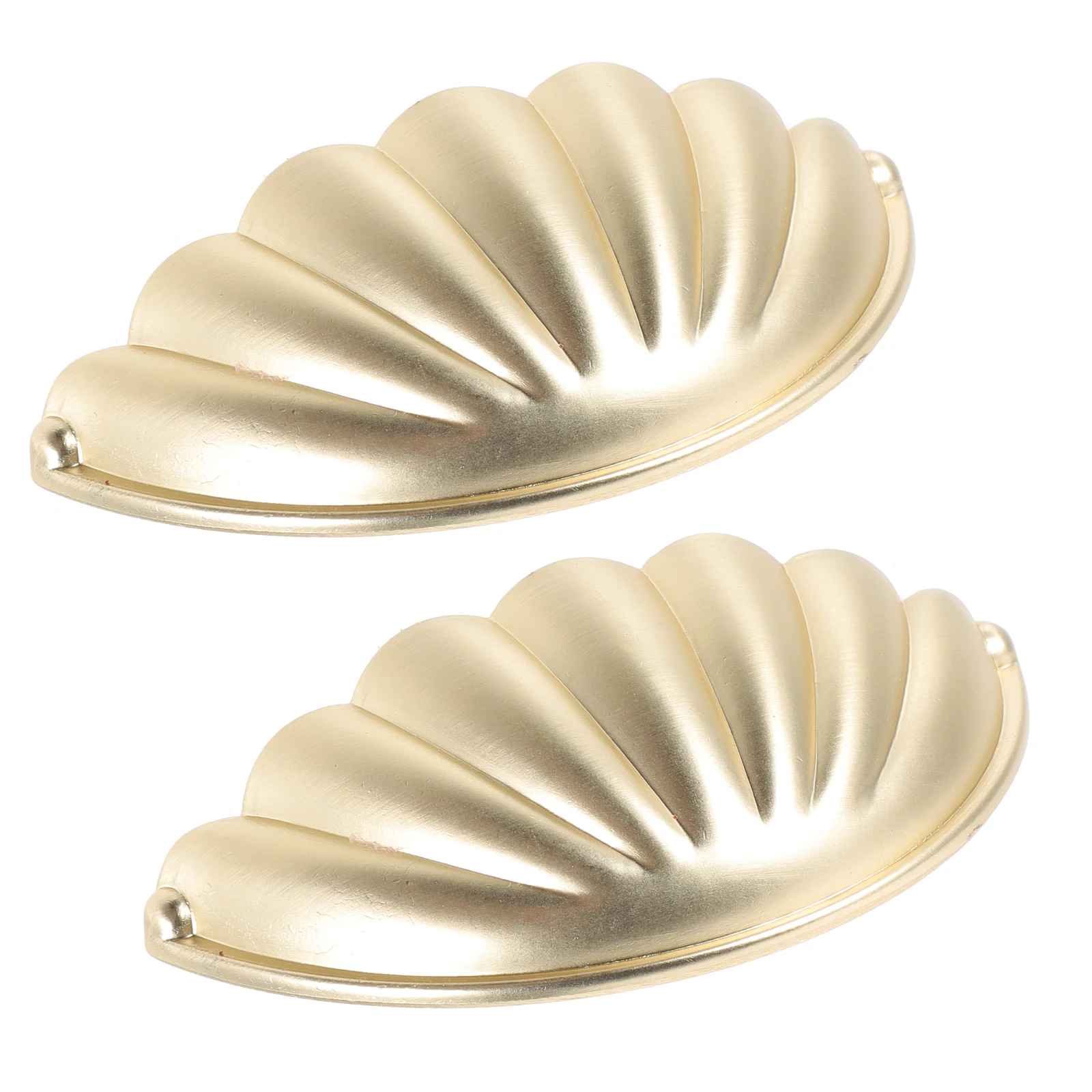 

Door Knobs Cabinet Handle Dresser Decorative Finger Pulls for Cabinets Golden Zinc Alloy