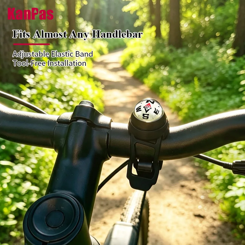 KANPAS Bike Handlebar Compass Motorcycle Mount Compass Ball Luminous Waterproof Cycling MTB Navigation Outdoor Tool BK-20-L