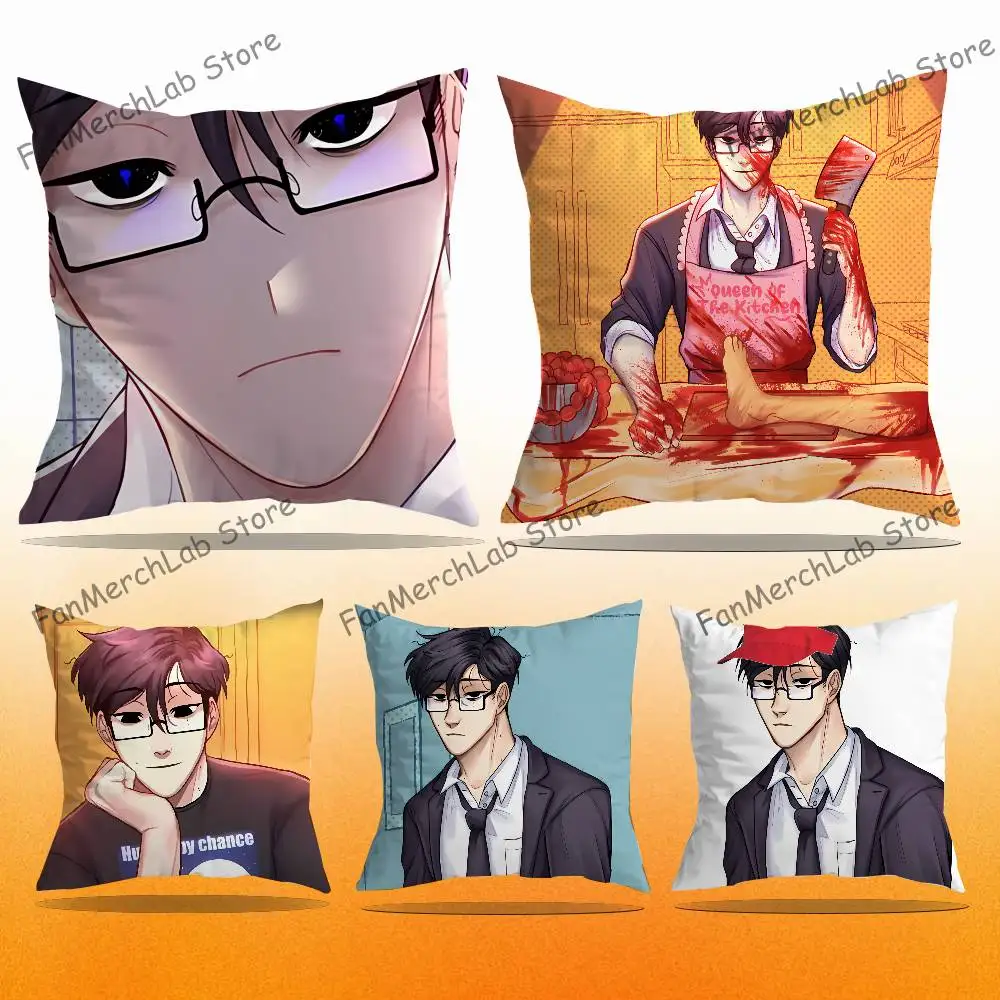 

Seung-min K-Kim Sweet House M-Mate Cushion For Bedroom Car Coffee Shop Room and Living Room Sofa Decorative Pillow Cover Case