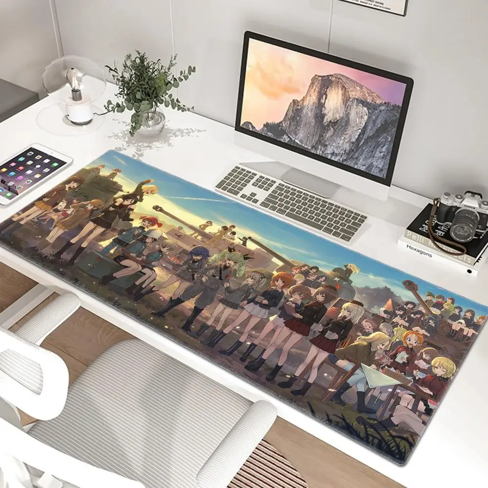 Classic Anime Girls und Panzer Mouse Pad Keyboard Mousepad large 1200X600 mm Desk Mat PC Gamer Office Carpet Home Table pad