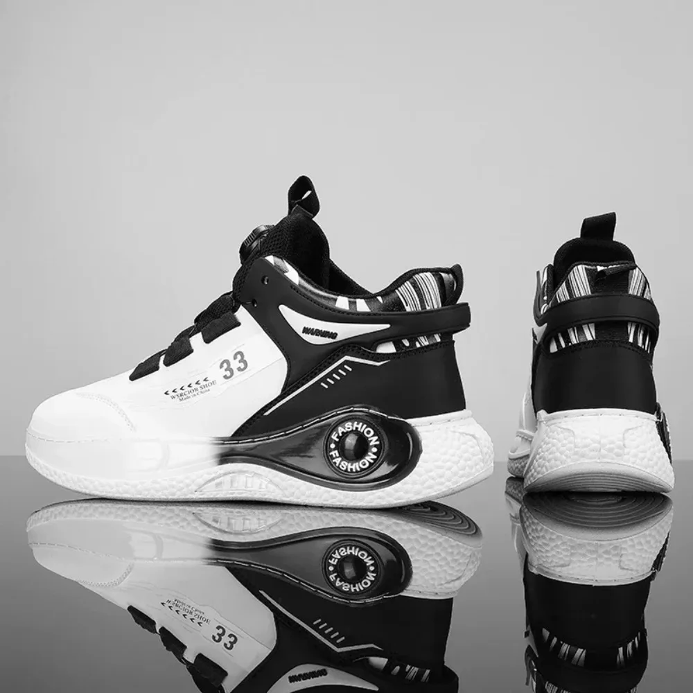 

2025 Mens Sneakers with Rotating Buckle Comfy Non Slip Lace up Durable Shoes for Mens Outdoor Activities