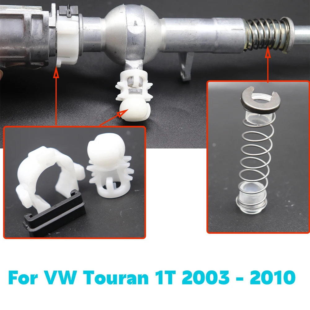 

Gear Shifter Selector Lever Shaft Stick Spring Bushing for VW Touran 1T 2003-2010 Damping Noise Insulator End Bowden Collect Kit