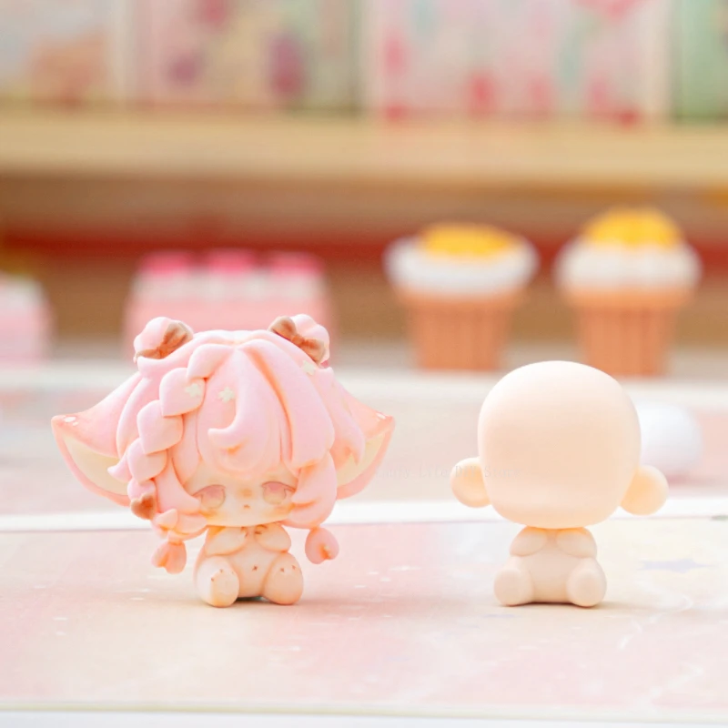 Mini Q Version Doll Silicone Mold Ultra-light Clay Doll Standing/sitting/lying Body Mold Figure Modeling Polymer Clay Tools